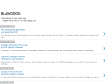 Tablet Screenshot of english.blawgdog.com